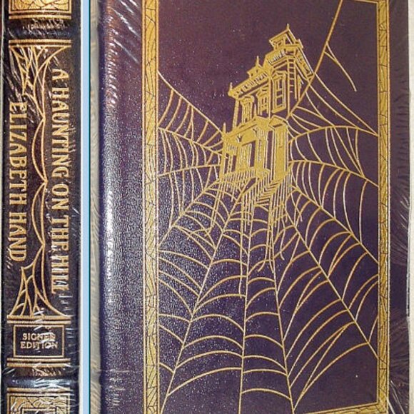 A Haunting On The Hill by Elizabeth Hand Easton Press Leather New Signed - Picture 1 of 5